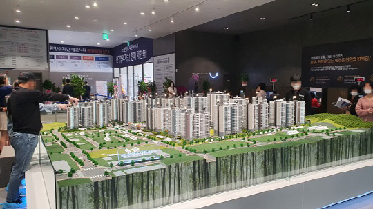 사진= 천안 한양수자인 에코시티, 모델하우스 현장 모습